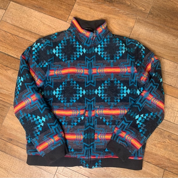 Rock & Roll Denim Men’s Aztec Jacket - Picture 1 of 11
